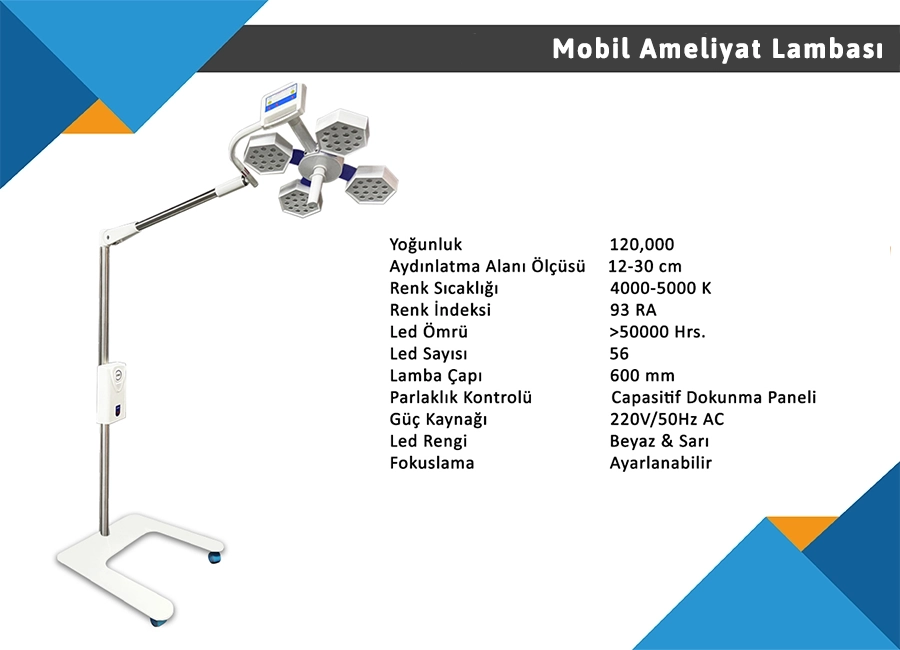 Mobil Led Ameliyat Lambası